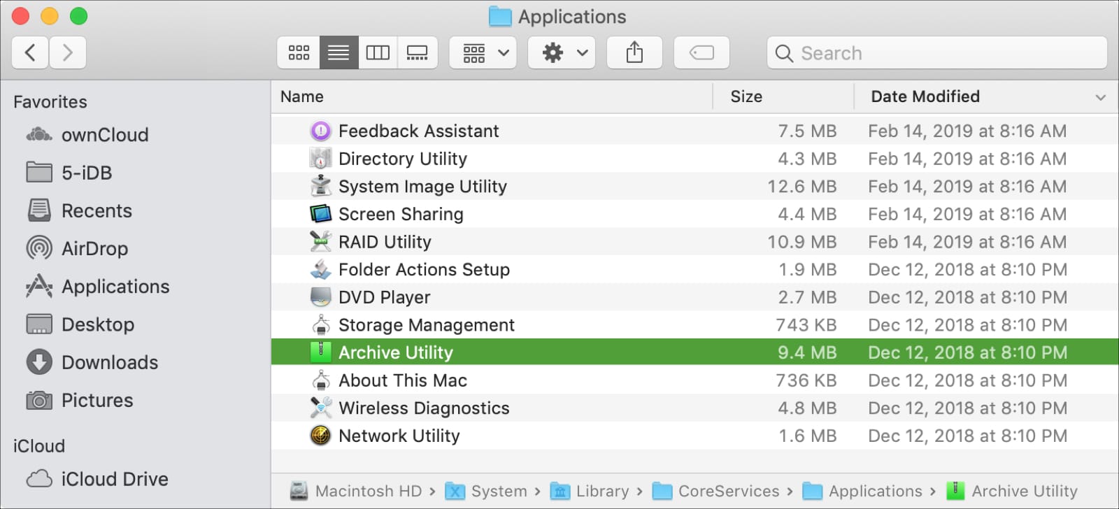 mac option for expanding zip files